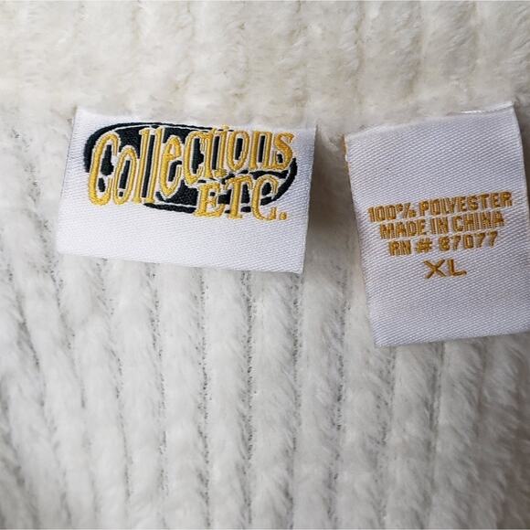 Cropped Super Soft Plush 3/4 Sleeve Jacket, size XL - Picture 3 of 3